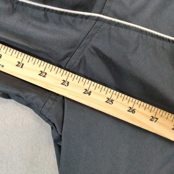 Vtg Y2K Nike Full Zip Track Jacket Mens XL Athletic Dept Black Reflective Stripe - Picture 5 of 10